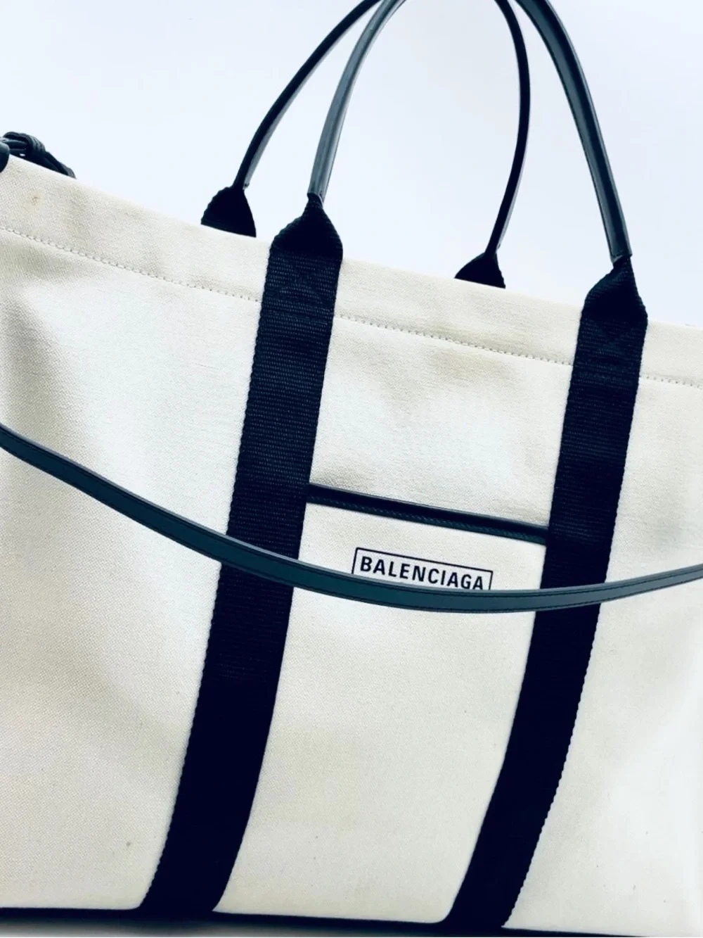 Authentic Balenciaga Canvas tote bag
